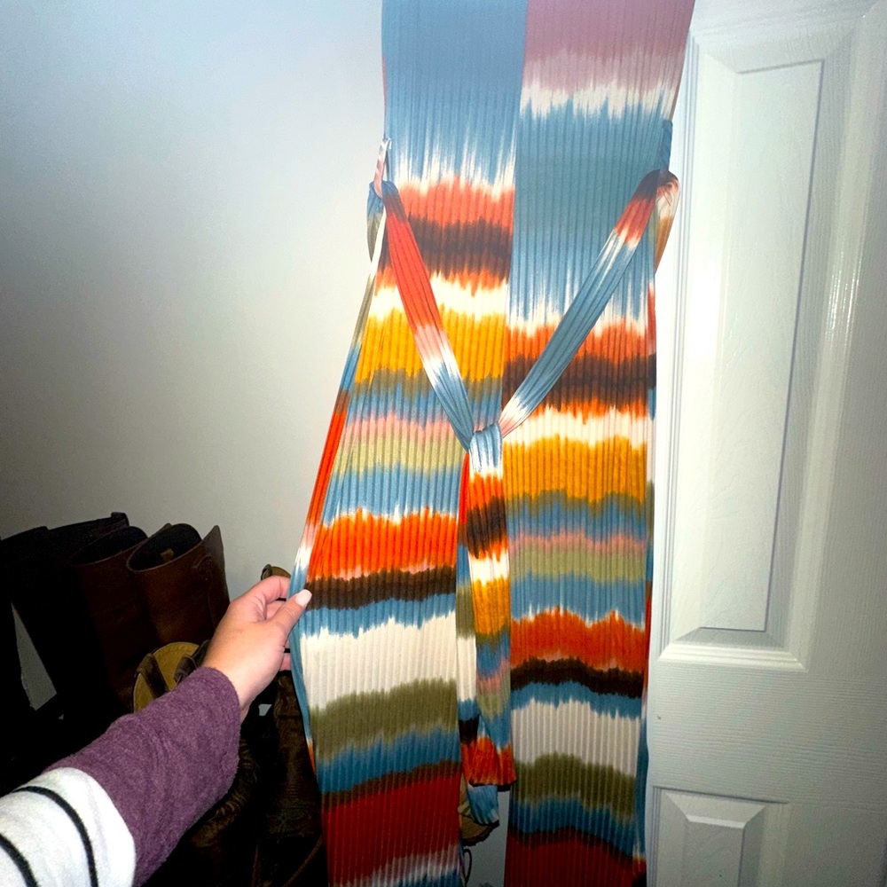 NWOT tie-dye jumpsuit